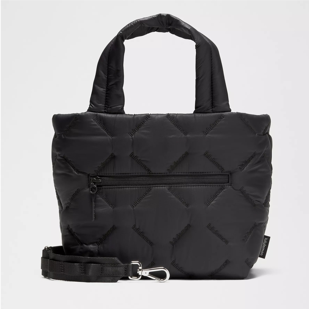 lululemon athletica Black Quilted Tote